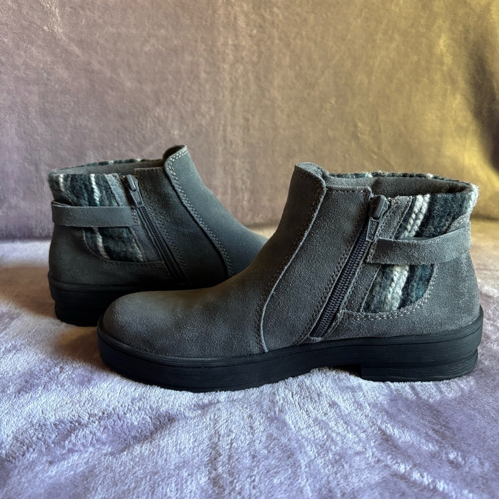 Earth Origins Water Repellent SuedeLeather Ankle Boots Tate Women's Size 8 - Picture 2 of 9